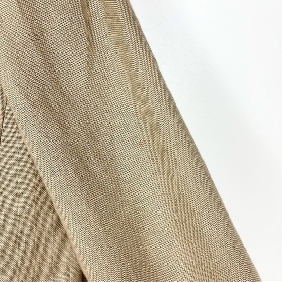Talbots Irish Linen Beige Blazer - Picture 11 of 13